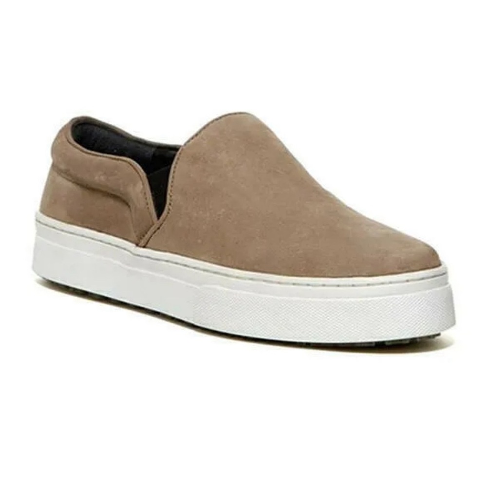 Schutz Amisha Chamois Leather Slip On Sneakers Size 6